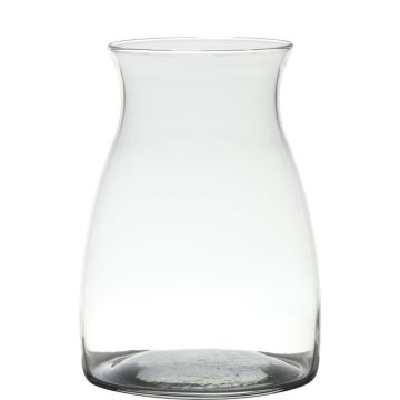 Vaso per fiori MAISIE, vetro, trasparente, 20cm, Ø14cm
