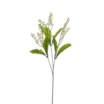 Fiore artificiale mughetto PLUVIA, bianco, 70 cm