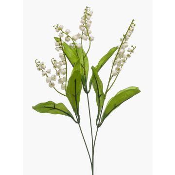 Fiore artificiale mughetto PLUVIA, bianco, 70 cm