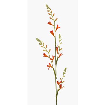 Fiore artificiale Montbretia KATHERYN, arancione-rosso, 90 cm