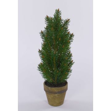 Peccio di sitka di imitazione VARUS, vaso decorativo, verde, 40cm