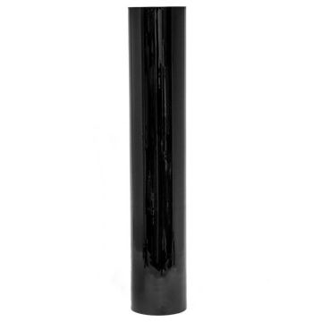 Vaso da fiori cilindrico SANSA OCEAN, nero, 80 cm, Ø 14,9 cm