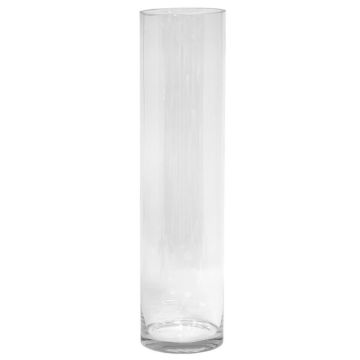 Vaso da fiori cilindrico SANSA OCEAN, trasparente, 60 cm, Ø 14,9 cm