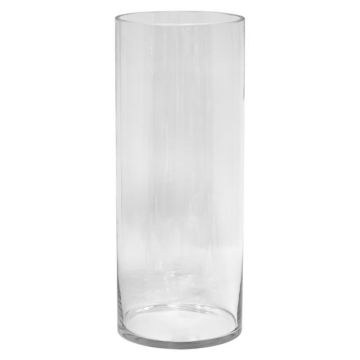 Vaso da fiori cilindrico SANSA OCEAN, trasparente, 50 cm, Ø 20 cm