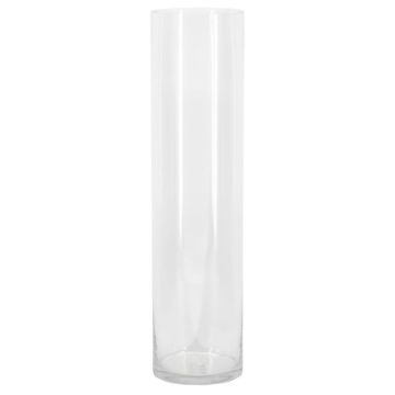 Vaso da fiori cilindrico SANSA OCEAN, trasparente, 60 cm, Ø 15,1 cm