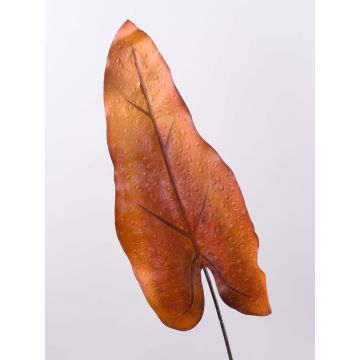 Foglia di caladium artificiale DONALD, arancione-marrone, 80cm Foglia di caladium artificiale DONALD, arancione-marrone, 80cm
