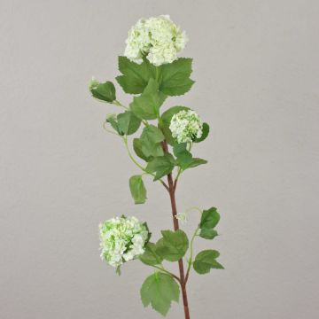 Viburnum artificiale DJAMILA, bianco-verde, 75cm