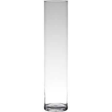 Vaso da terra in vetro cilindrico SANYA EARTH, trasparente, 50cm, Ø9cm