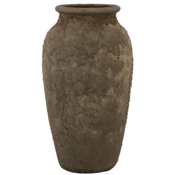 Vaso da fiori in ceramica SENTIF con texture, grigio, 50cm, Ø26cm Vaso da fiori in ceramica SENTIF con texture, grigio, 50cm, Ø26cm
