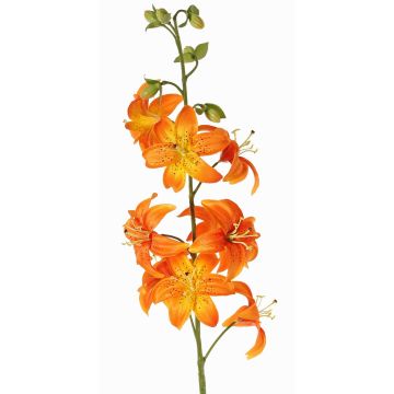 Giglio artificiale LABRICKA, arancione-giallo, 100cm, Ø9cm