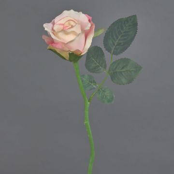 Rosa finta ELLI, rosa, 30cm, Ø6cm