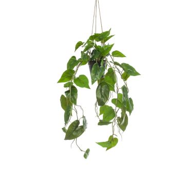 Pianta artificiale Philodendron Scandens, vaso decorativo, 80 cm Pianta artificiale Philodendron Scandens, vaso decorativo, 80 cm