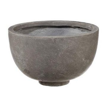 Vaso da fiori rotondo NARUKO, tra l'altro per colonna con piedistallo, 3 pezzi, fibra di vetro, grigio, 35x21,5 cm, 46x29 cm, 53x33 cm Vaso da fiori rotondo NARUKO, tra l'altro per colonna con piedistallo, 3 pezzi, fibra di vetro, grigio, 35x21,5 cm, 46x29 cm, 53x33 cm