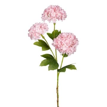 Ramo artificiale palla di neve SKORNE, rosa, 60cm Ramo artificiale palla di neve SKORNE, rosa, 60cm