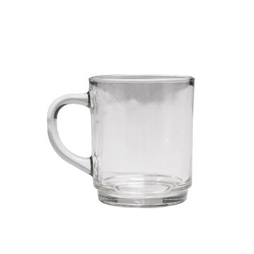 Tazza in vetro KINSY con manico, 3 pezzi, trasparente, 10cm, Ø7cm, 250ml Tazza in vetro KINSY con manico, 3 pezzi, trasparente, 10cm, Ø7cm, 250ml
