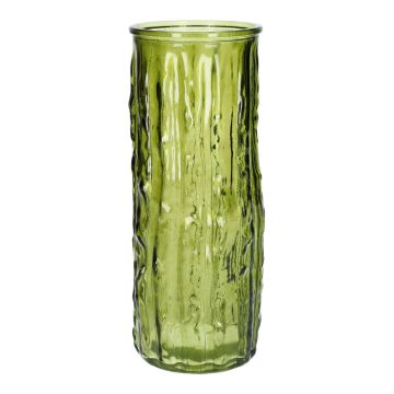 Vaso decorativo ANJANKA in vetro, verde, 25 cm, Ø 9,5 cm