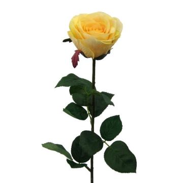 Fiore decorativo rosa NORLAN, giallo chiaro, 70 cm Fiore decorativo rosa NORLAN, giallo chiaro, 70 cm