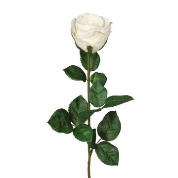 Fiore decorativo rosa NORLAN, bianco, 70cm, Ø8cm Fiore decorativo rosa NORLAN, bianco, 70cm, Ø8cm