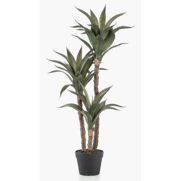 Pianta artificiale succulenta agave drago TZALAM, tronchi artificiali, verde, 100 cm