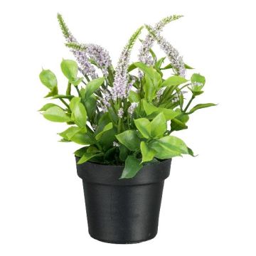 Fiore artificiale veronica GRINTOL in vaso decorativo, lilla chiaro, 18 cm