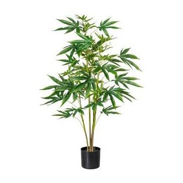 Albero artificiale canapa BUGIN, tronco artificiale, verde, 90 cm