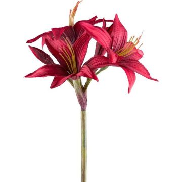 Fiore artificiale amarillide da giardino KLURME, rosso, 75cm Fiore artificiale amarillide da giardino KLURME, rosso, 75cm