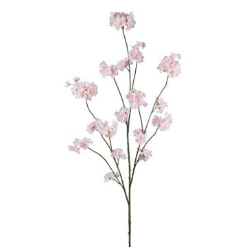 Ramo artificiale ciliegio ornamentale giapponese VORLUN con fiori, rosa, 130 cm