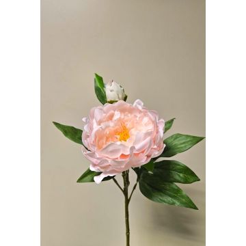 Peonia artificiale FYRFAR, aperta, rosa chiaro, 60 cm