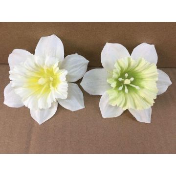 Mazzo di narcisi artificiali LELA, bianco-verde, 35 cm, Ø 20 cm