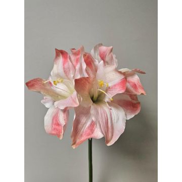 Amaryllis artificiale SARNUK, bianco-rosa, 80 cm Amaryllis artificiale SARNUK, bianco-rosa, 80 cm