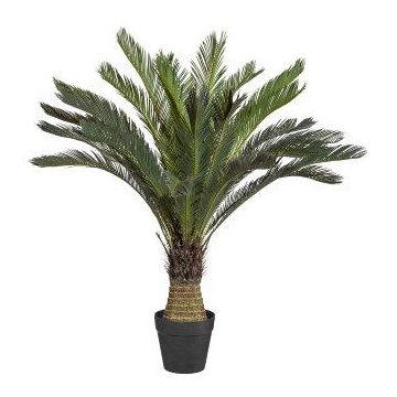 Palma artificiale Cycas DAMON in vaso decorativo, 130 cm