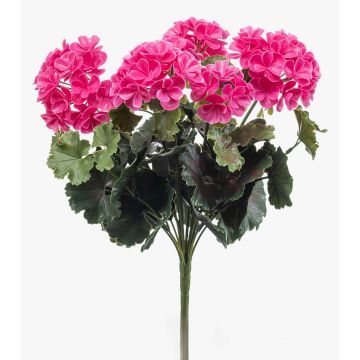 Geranio artificiale BAKLIN su stelo, crossdoor, rosa shocking, 40 cm