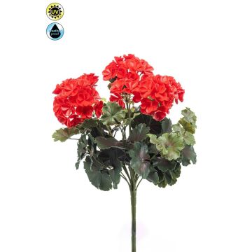 Geranio artificiale BAKLIN su bastoncino, crossdoor, rosso, 40 cm