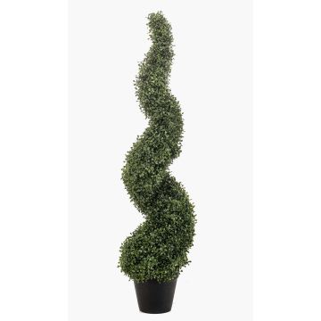 Spirale di bosso artificiale TOM, vaso decorativo, crossdoor, 120cm