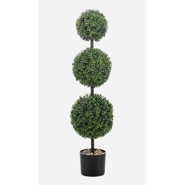 Bosso artificiale 3 sfere TOM, vaso decorativo, crossdoor, tronco artificiale, 100cm