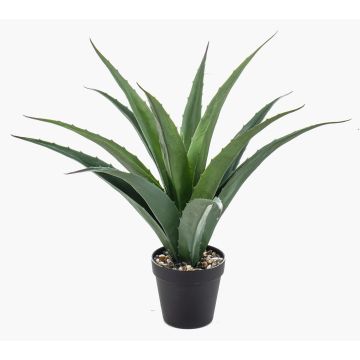 Agave americana artificiale QUINTINUS, vaso decorativo, crossdoor, verde, 45 cm