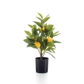 Albero di limoni artificiale UALANI, tronco artificiale, frutti, 40 cm