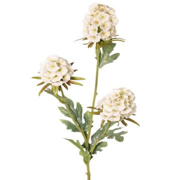 Ramo artificiale di garofano STERMYN, crema, 75 cm, Ø 6,5-8,5 cm