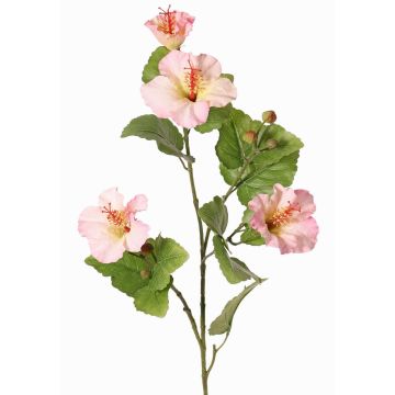 Ramo decorativo di ibisco TELSIMA con fiori, rosa chiaro, 80cm Ramo decorativo di ibisco TELSIMA con fiori, rosa chiaro, 80cm