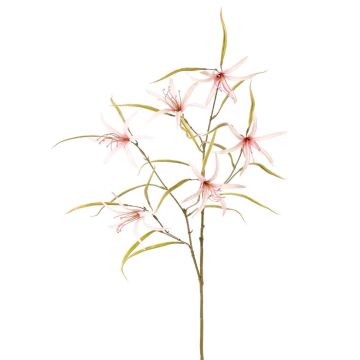 Ramo decorativo con fiori di lathyrus TYZANS, rosa chiaro, 95 cm