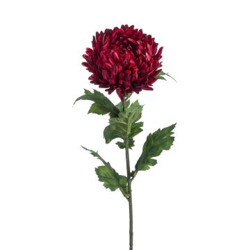 Fiore artificiale crisantemo LAZO, rosso scuro, 75 cm