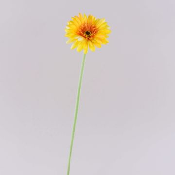 Fiore artificiale gerbera TEUDELINDE, arancione, 55 cm, Ø 8 cm