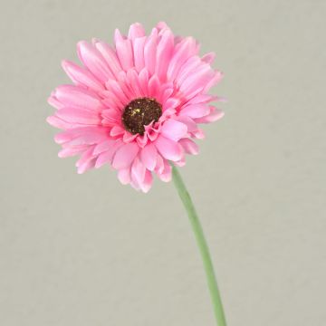 Fiore artificiale Gerbera TEUDELINDE, rosa, 55 cm, Ø 8 cm