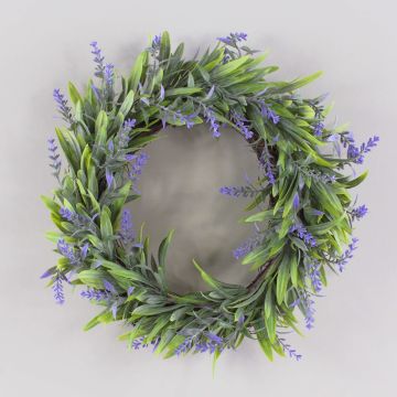 Ghirlanda di lavanda artificiale OSTERLIND, viola, Ø 30 cm