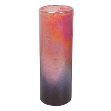 Vaso da fiori in vetro PEPA, multi-rosa-trasparente, 35cm, Ø12cm