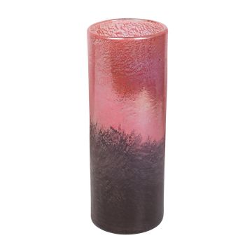 Vaso da fiori in vetro PEPA, multi-rosa-trasparente, 24,5cm, Ø11,5cm