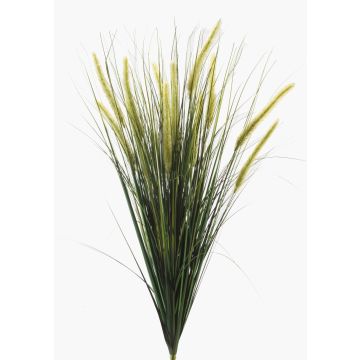 Coda volpe finta MARIANNE pannocchie, gambo, verde-marrone 95cm