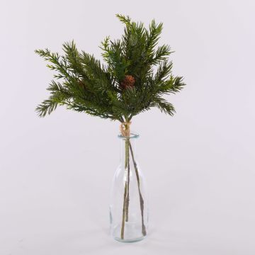 Rami di abete decorativi KIGANJA in mazzo con pigne, verdi, 35 cm Rami di abete decorativi KIGANJA in mazzo con pigne, verdi, 35 cm