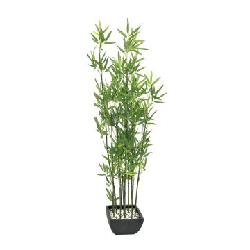 Bambù finto YUKIKO tronchi artificiali, vaso decorativo, verde 120cm Bambù finto YUKIKO tronchi artificiali, vaso decorativo, verde 120cm