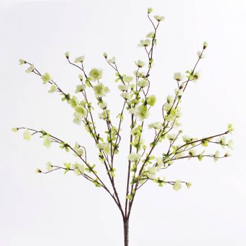 Ramo di ciliegio artificiale DEBBIE con fiori, crema-bianco, 90cm